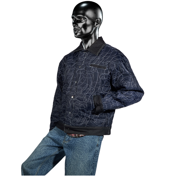 Elite℗ Raw Denim Jacket - Dark Blue (Reversible)