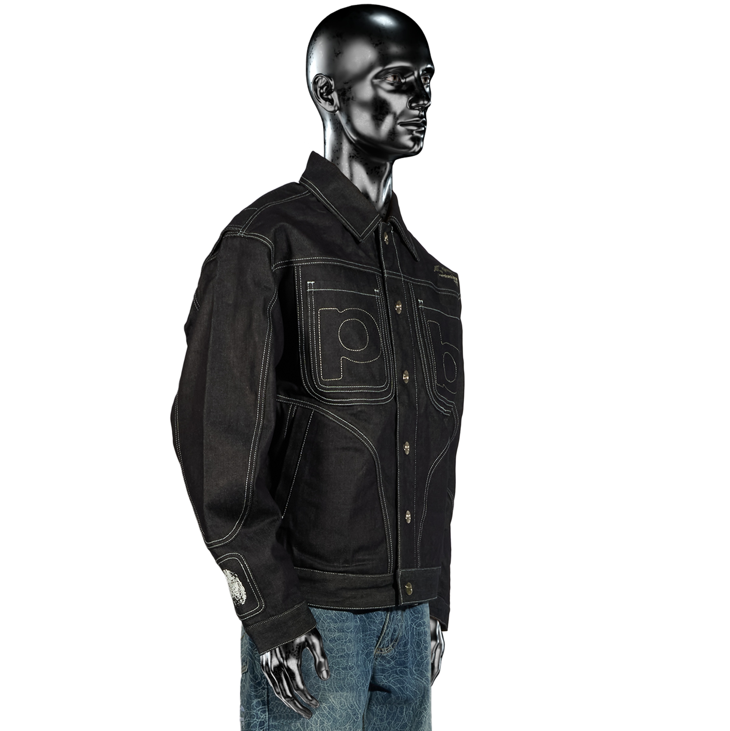 Elite℗ Raw Denim Jacket - Dark Blue (Reversible)