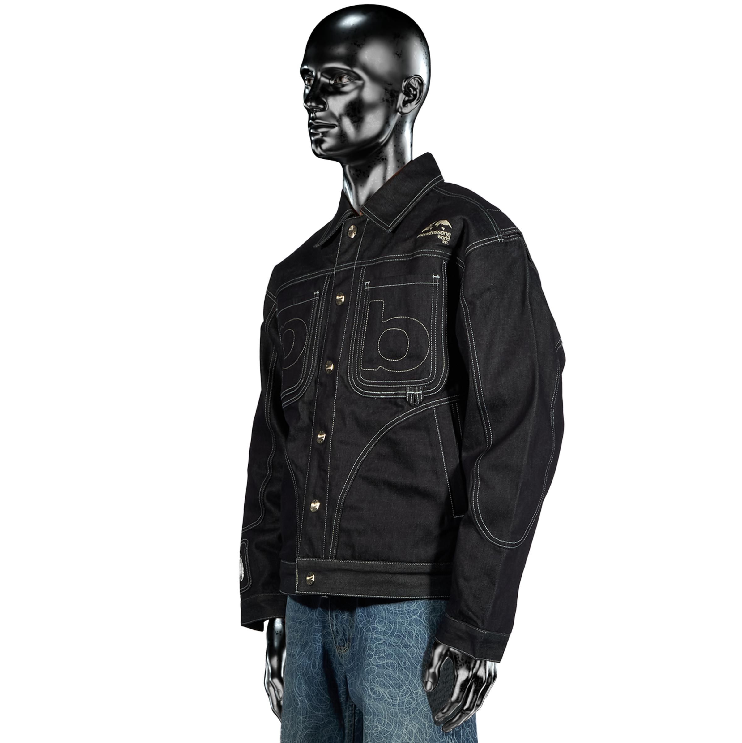 Elite℗ Raw Denim Jacket - Dark Blue (Reversible)