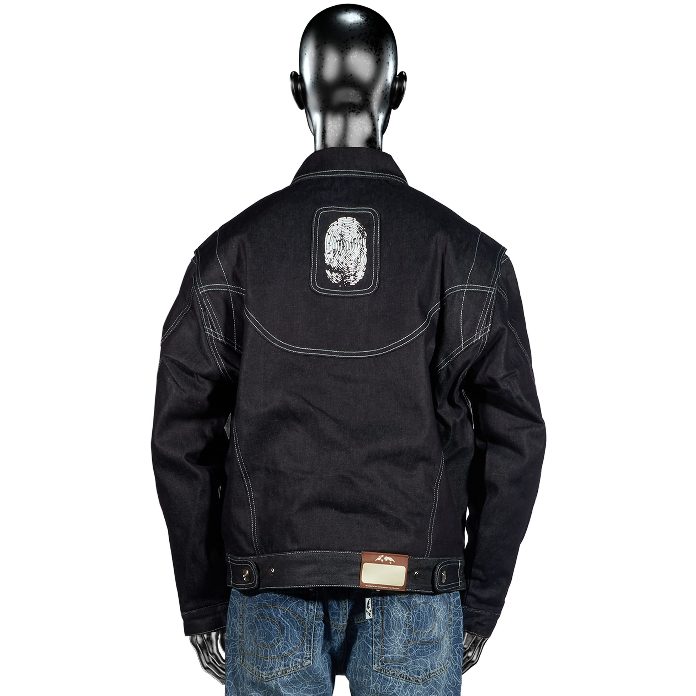 Elite℗ Raw Denim Jacket - Dark Blue (Reversible)