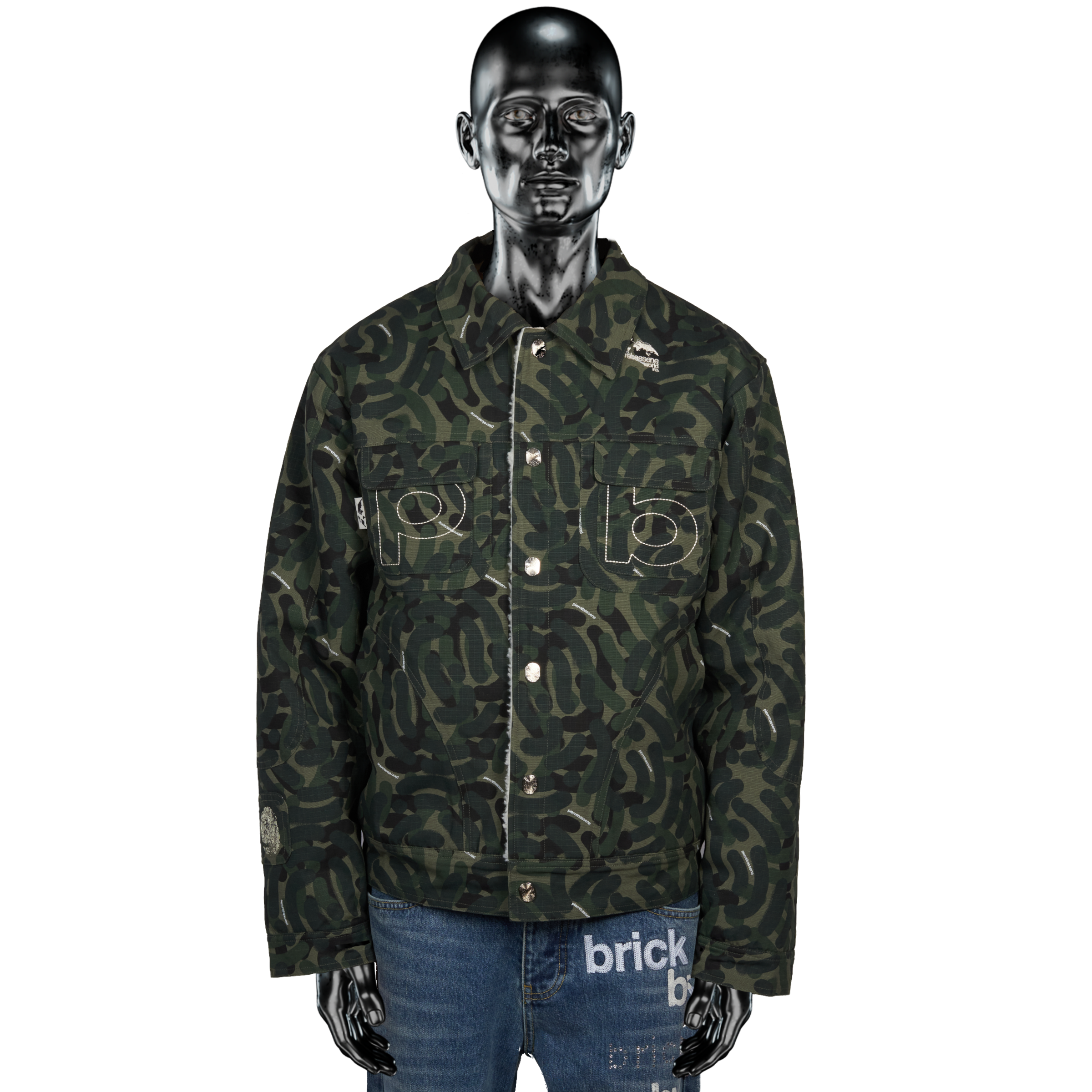 Elite℗ Padded Camo℗ Ripstop/Sherpa Jacket - Forest Green Camo (Reversible)