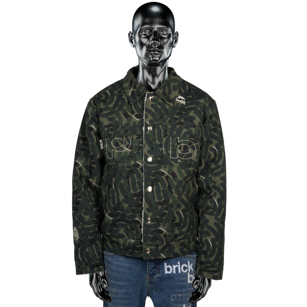 Elite℗ Padded Camo℗ Ripstop/Sherpa Jacket - Forest Green Camo (Reversible)