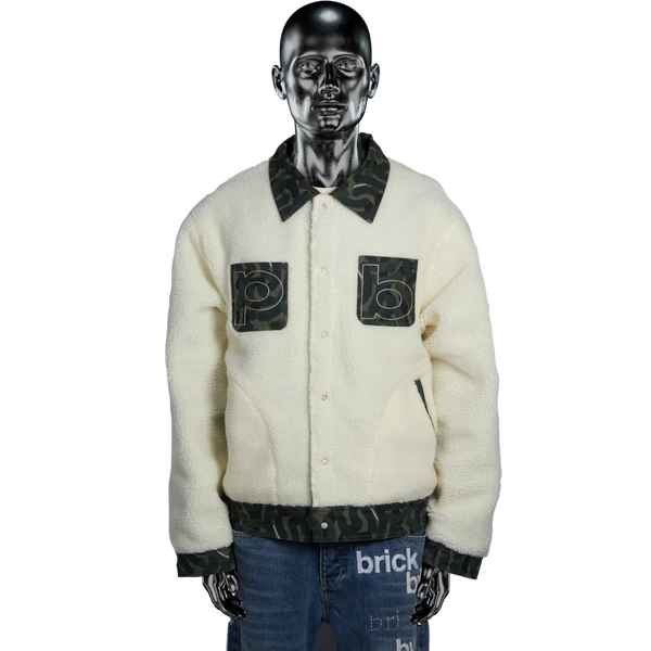 Elite℗ Padded Camo℗ Ripstop/Sherpa Jacket - Forest Green Camo (Reversible)