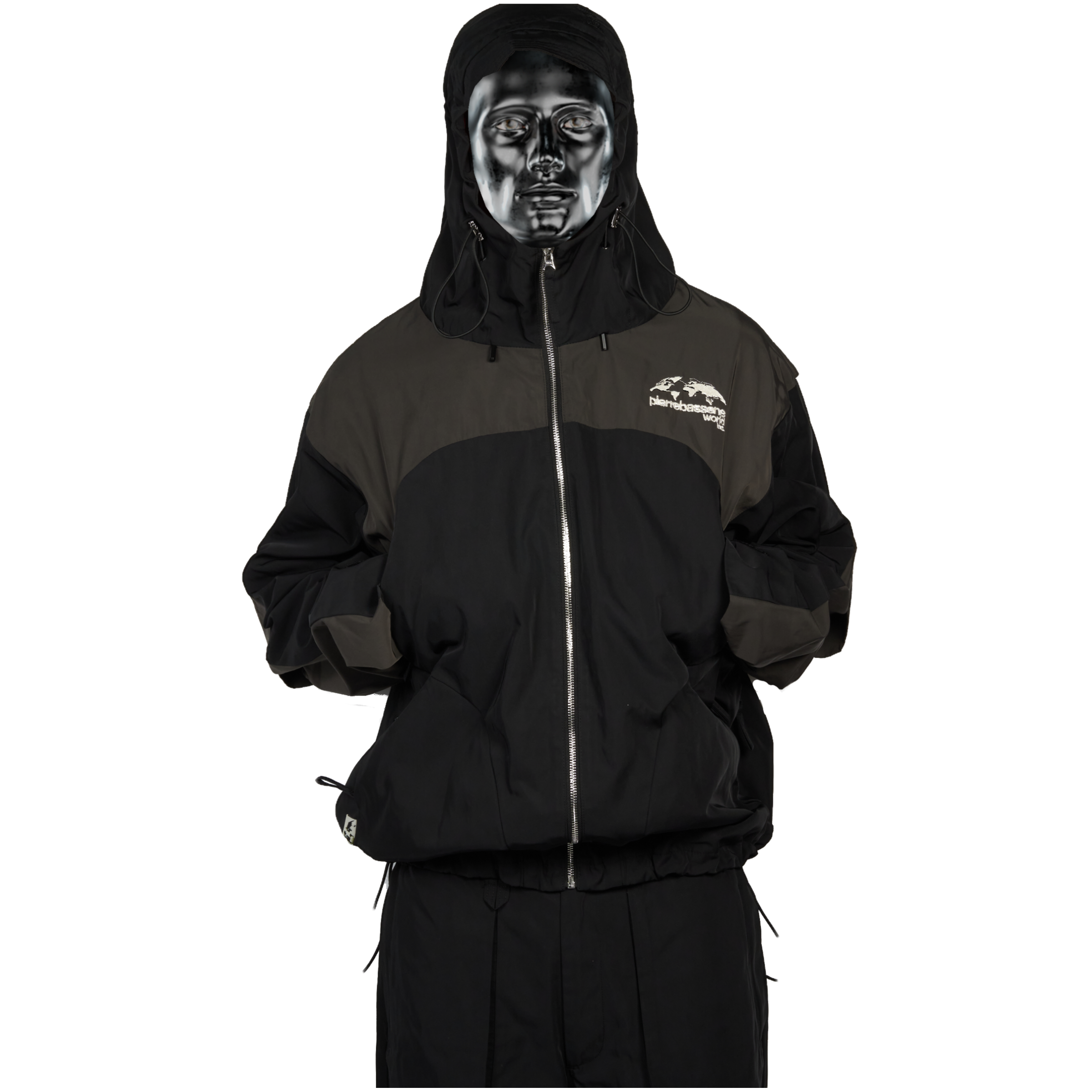 Nylon℗ Field Jacket - Black/Grey – PierreBasseneWorld