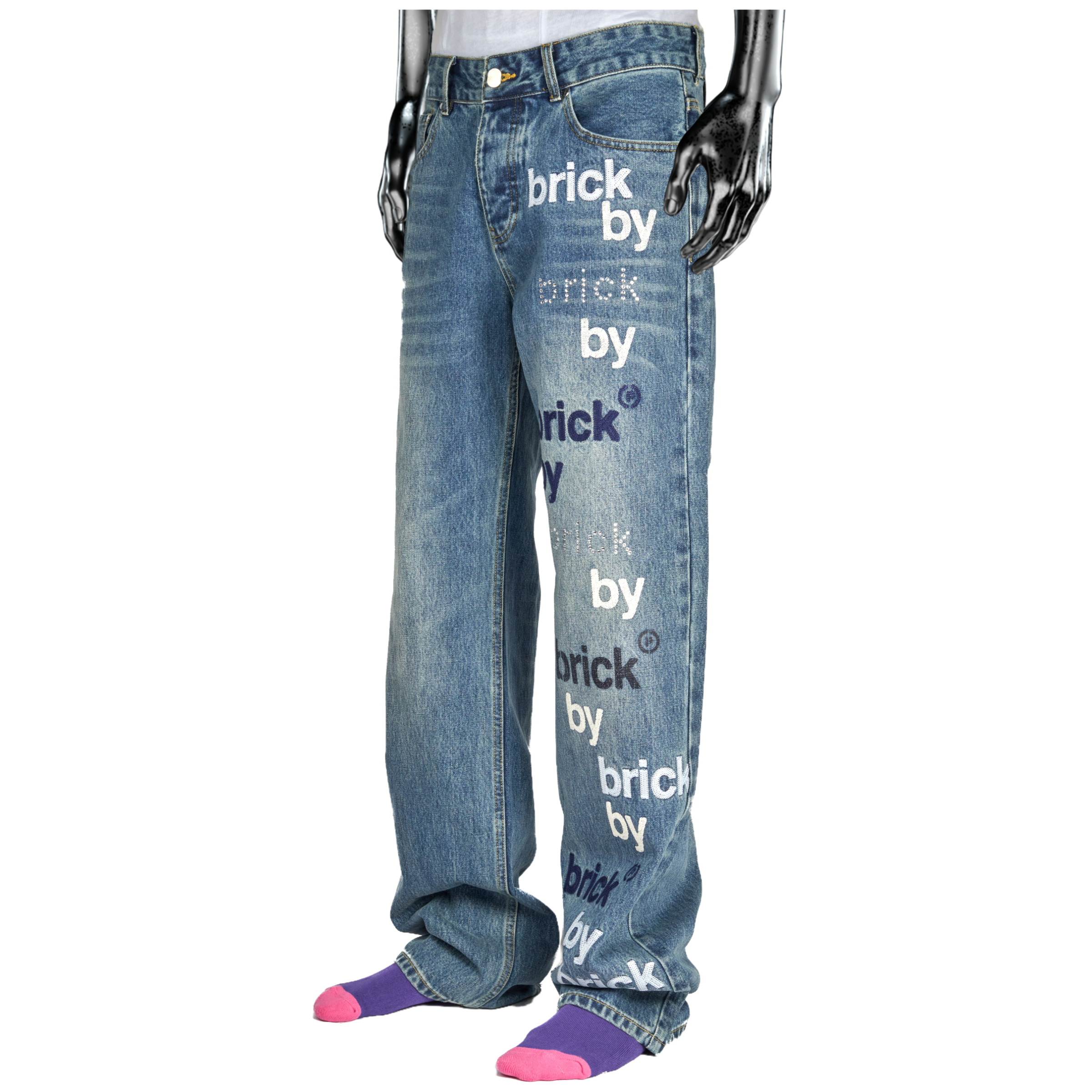 BrickByBrick Classic Wash Denim - Faded Blue – PierreBasseneWorld