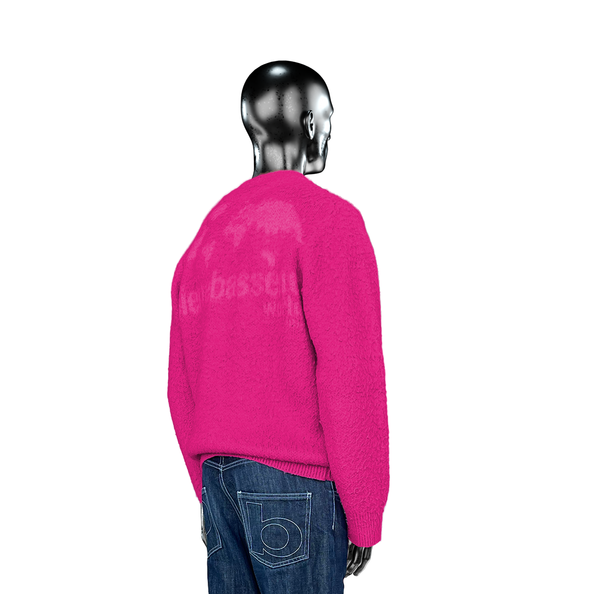 Mohair Sweater - Fuchsia