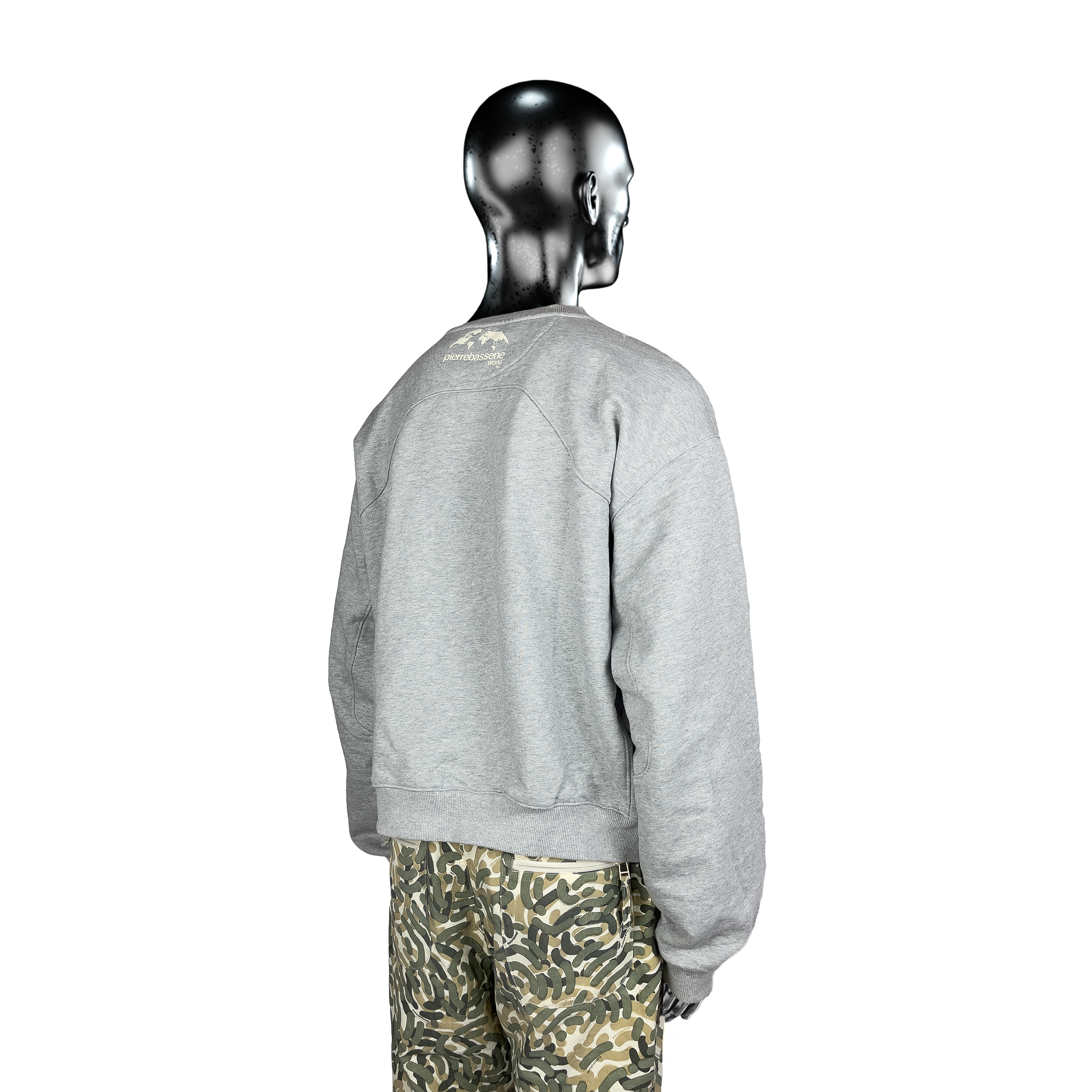 Military Crewneck℗ - Heather Grey