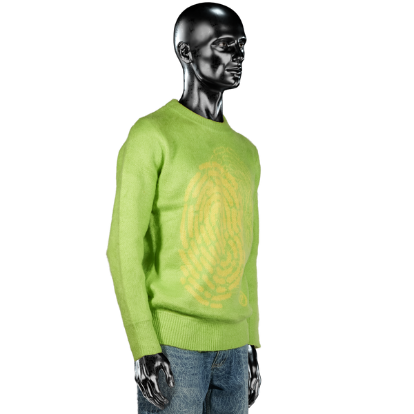 Mohair Sweater -  Lime Green