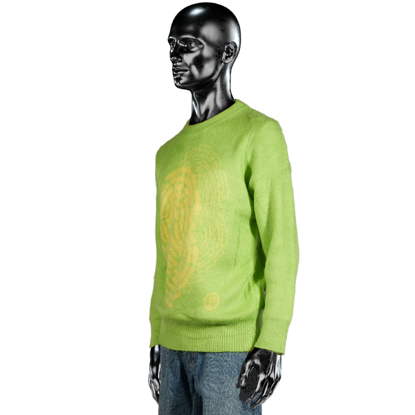 Mohair Sweater -  Lime Green