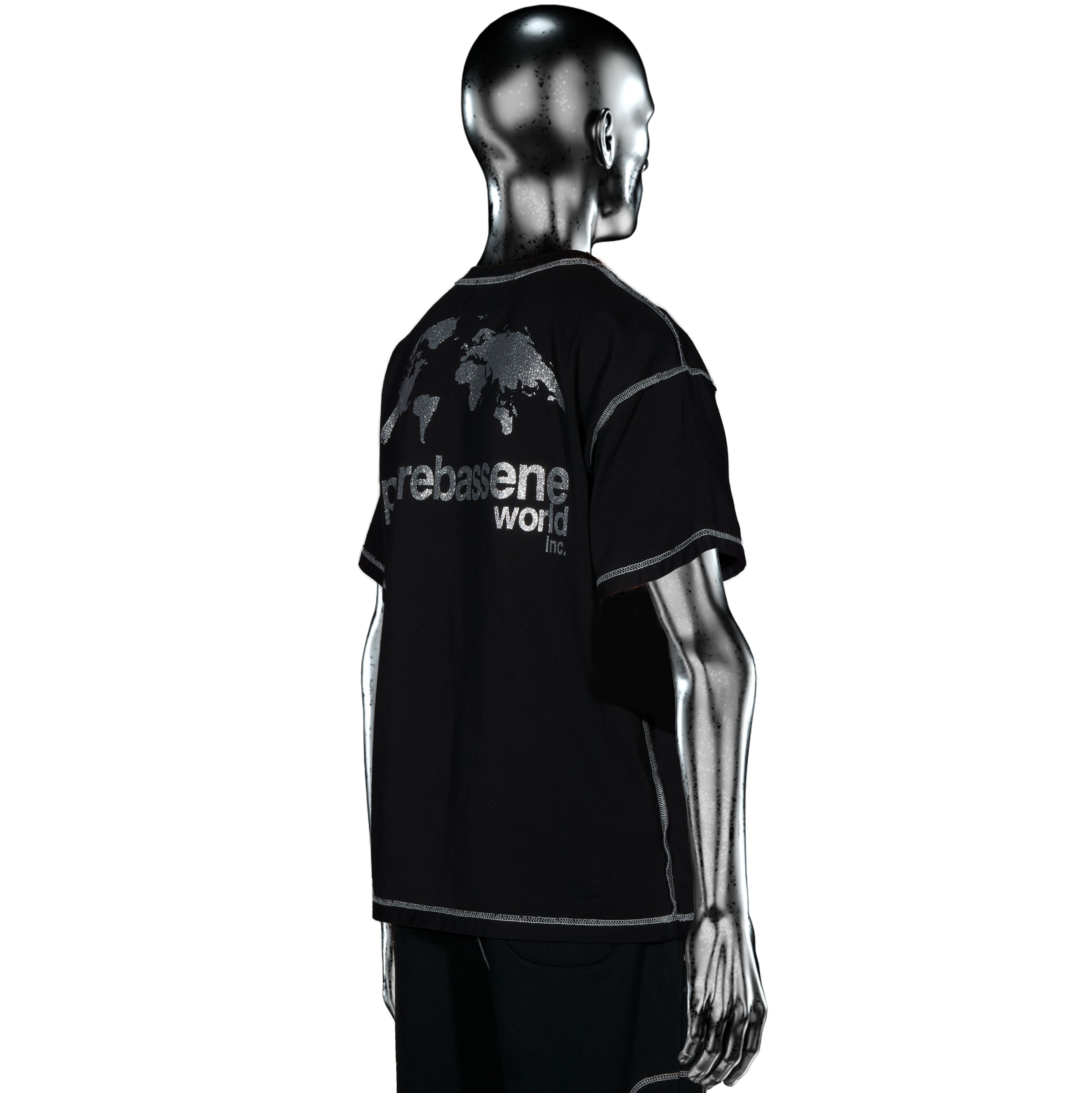 GLITTA℗ Fingerprint T-shirt - Black