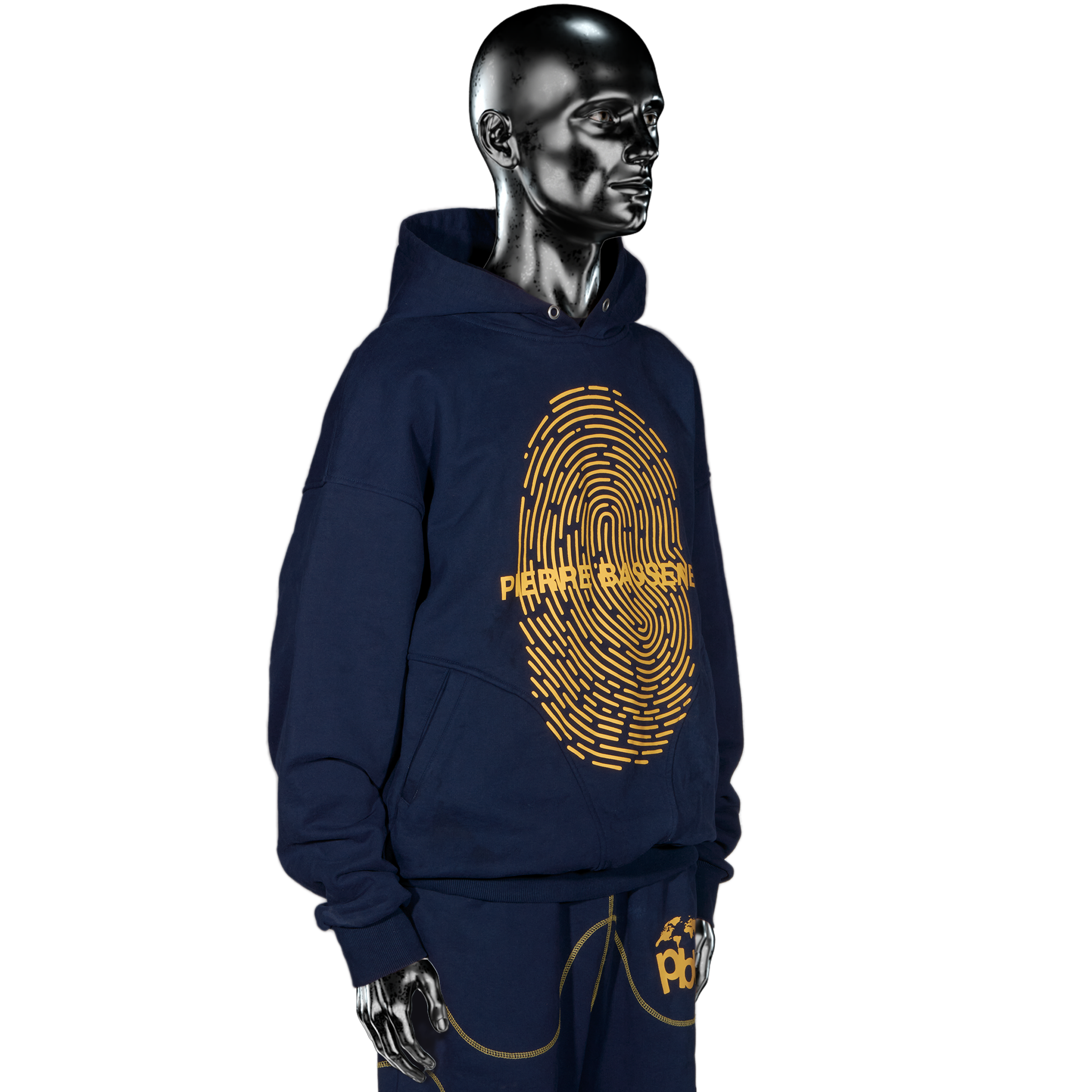 UNI Fingerprint Hoodie℗ - Navy