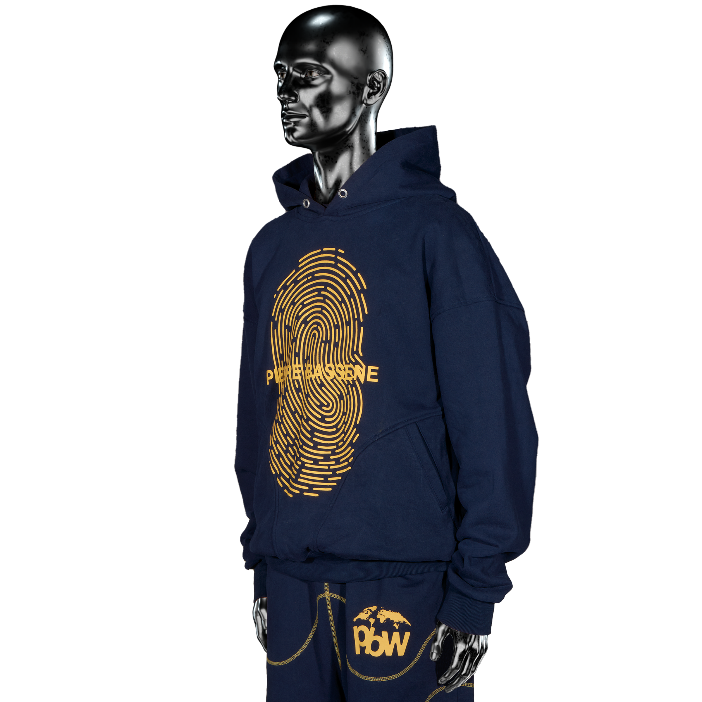 UNI Fingerprint Hoodie℗ - Navy