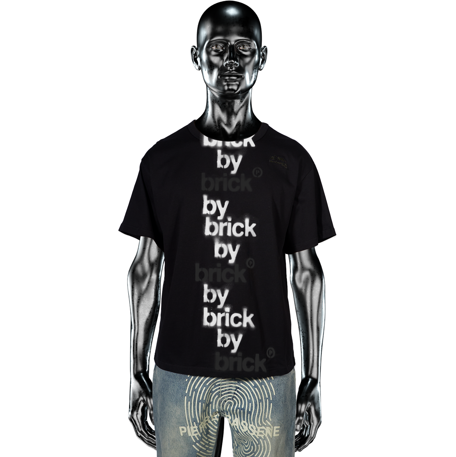 Brick By Brick℗ T-shirt - Black – PierreBasseneWorld