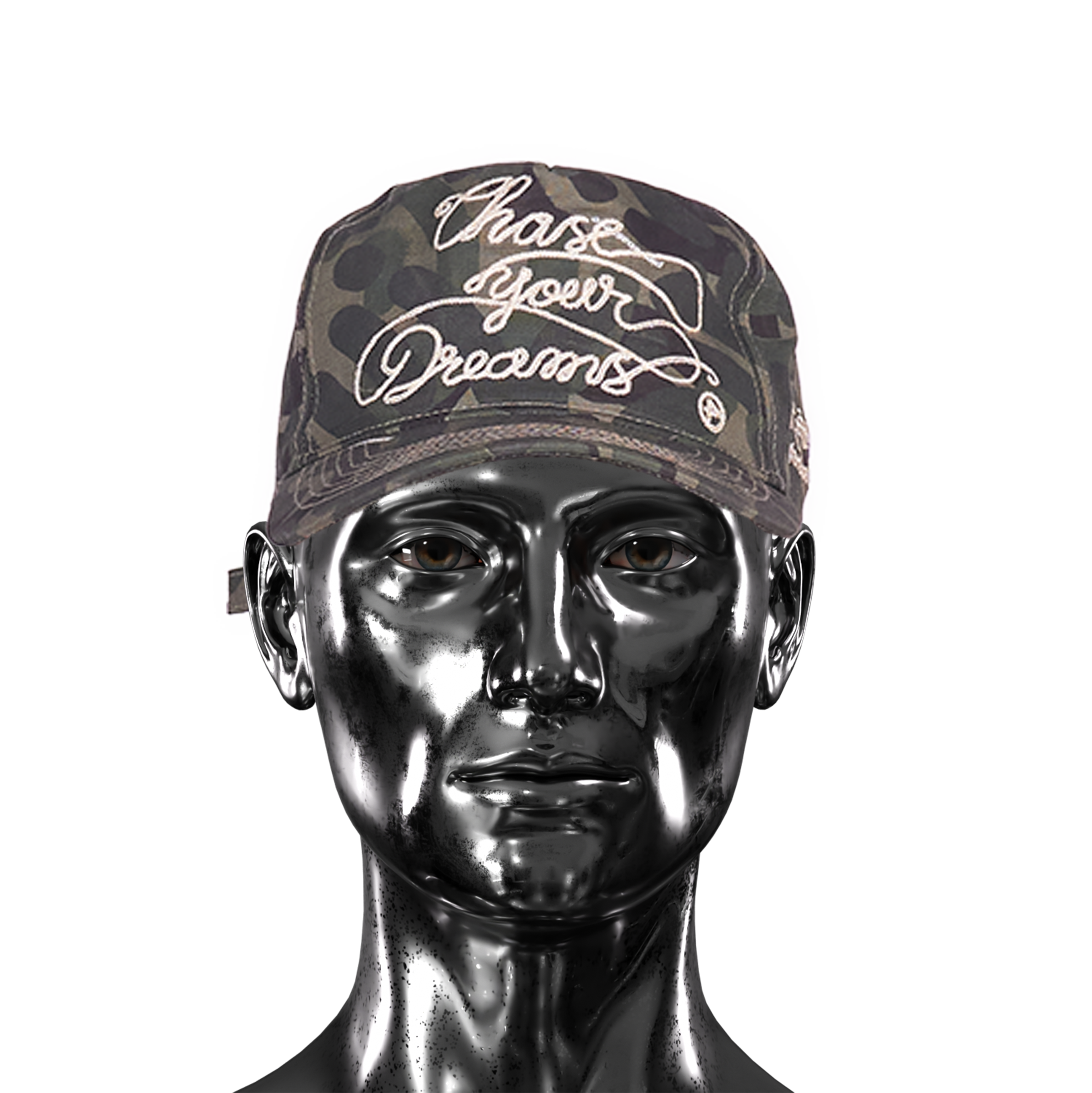 Chase Your Dreams℗ Hat - Green Camo – PierreBasseneWorld