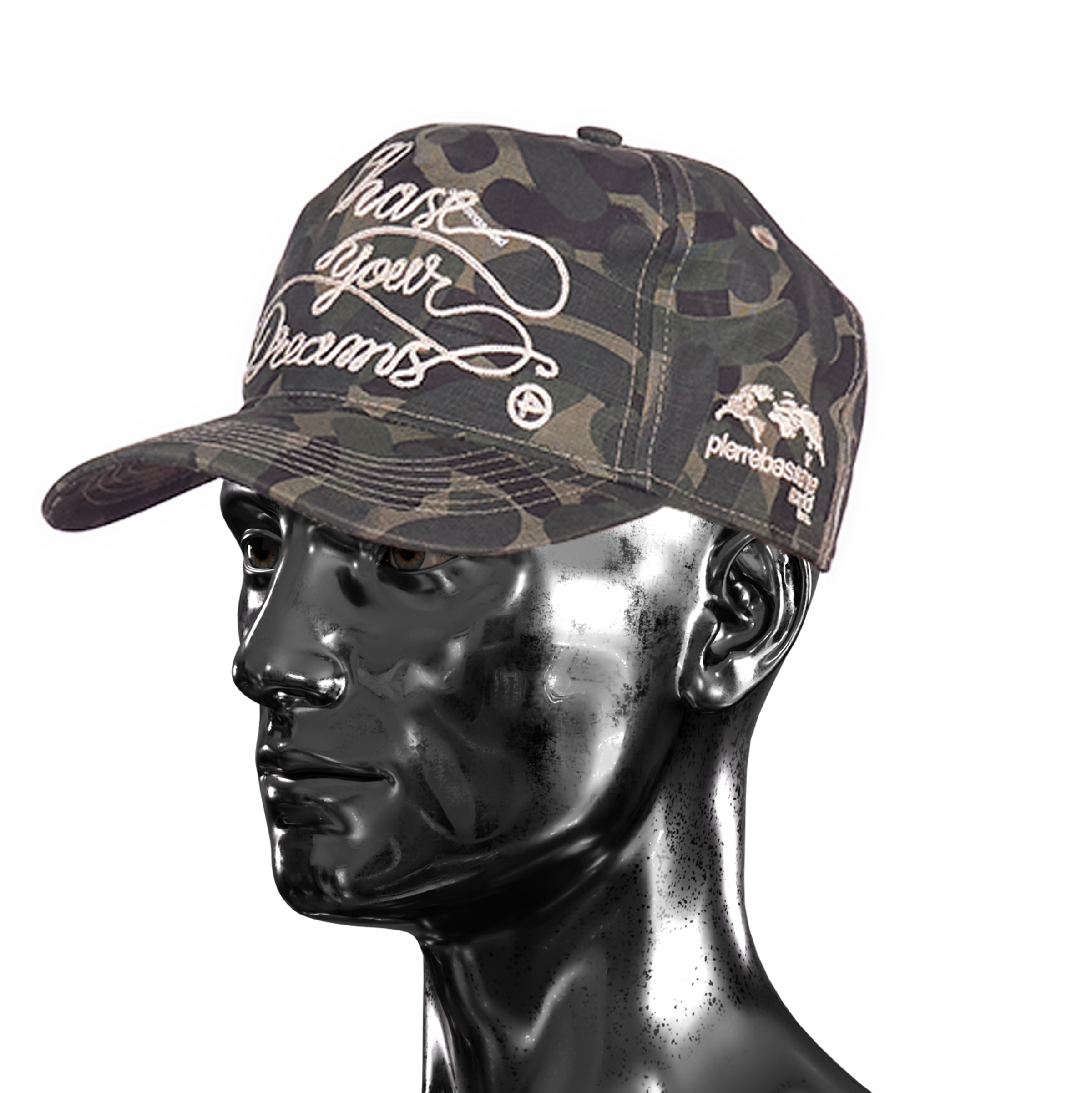 Chase Your Dreams℗ Hat - Green Camo – PierreBasseneWorld