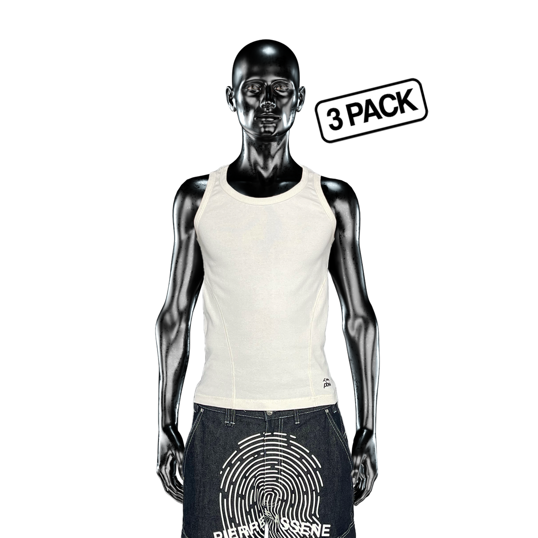 SecondSkin℗ TankTop - Natural Cotton [3PACK]