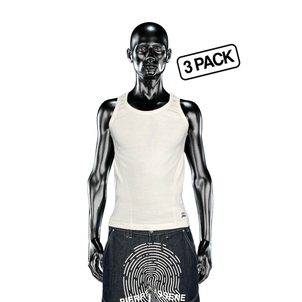 SecondSkin℗ TankTop - Natural Cotton [3PACK]