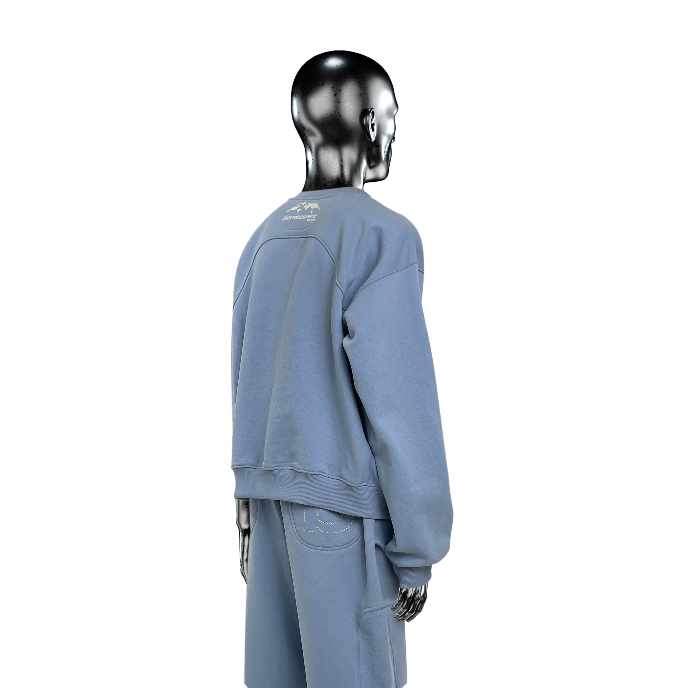 Military Crewneck℗ - Atmosphere Blue
