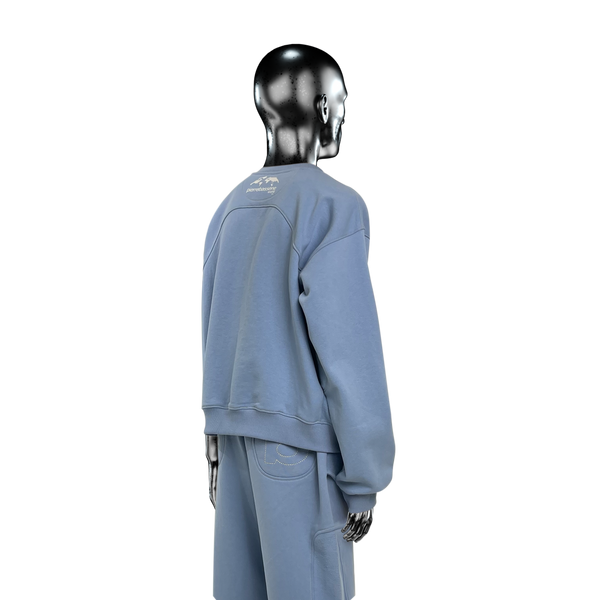 Military Crewneck℗ - Atmosphere Blue