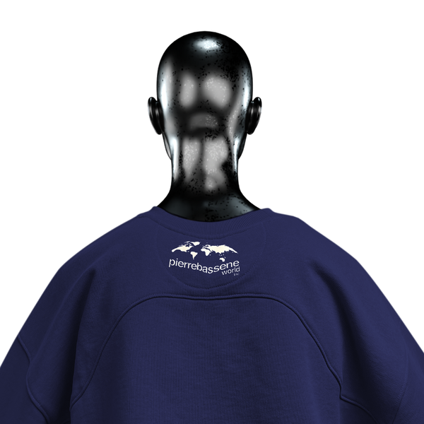 Military Crewneck℗ - Navy Blue