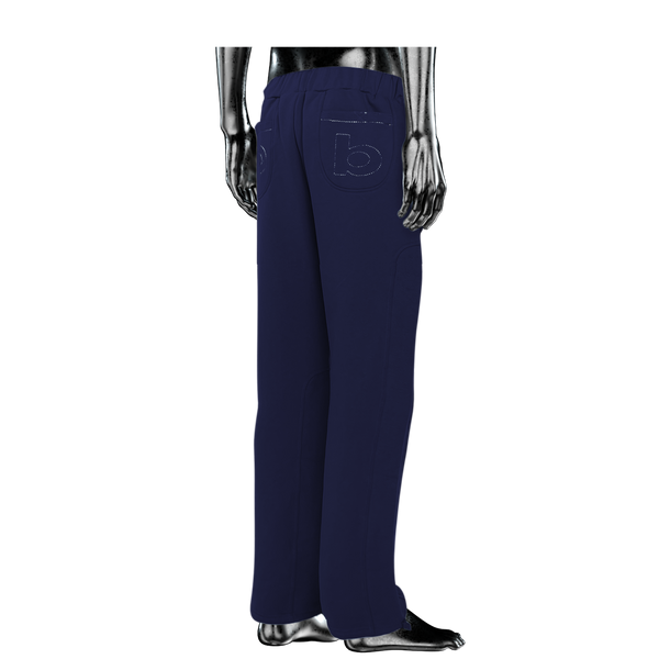 Panelled Sweatpants℗ - Navy Blue