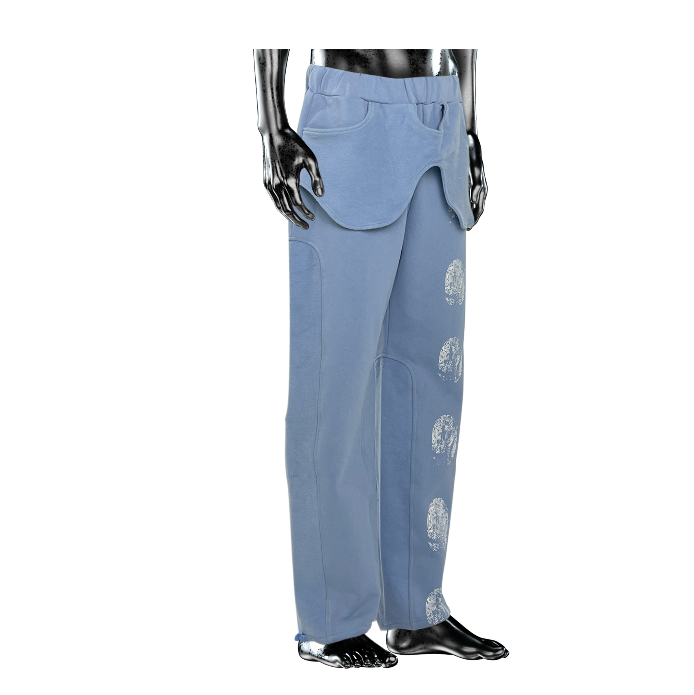Panelled Sweatpants℗ - Atmosphere Blue