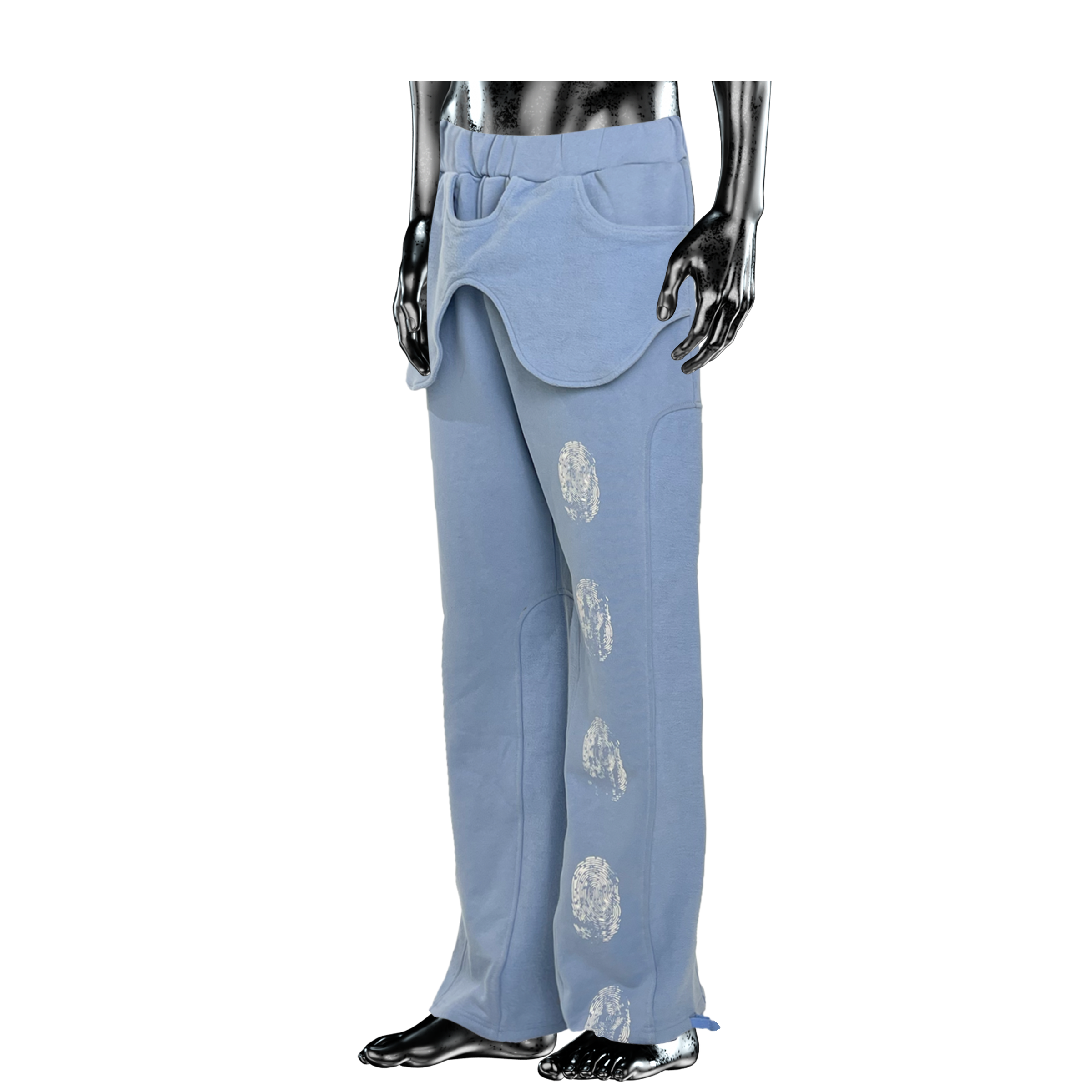Panelled Sweatpants℗ - Atmosphere Blue