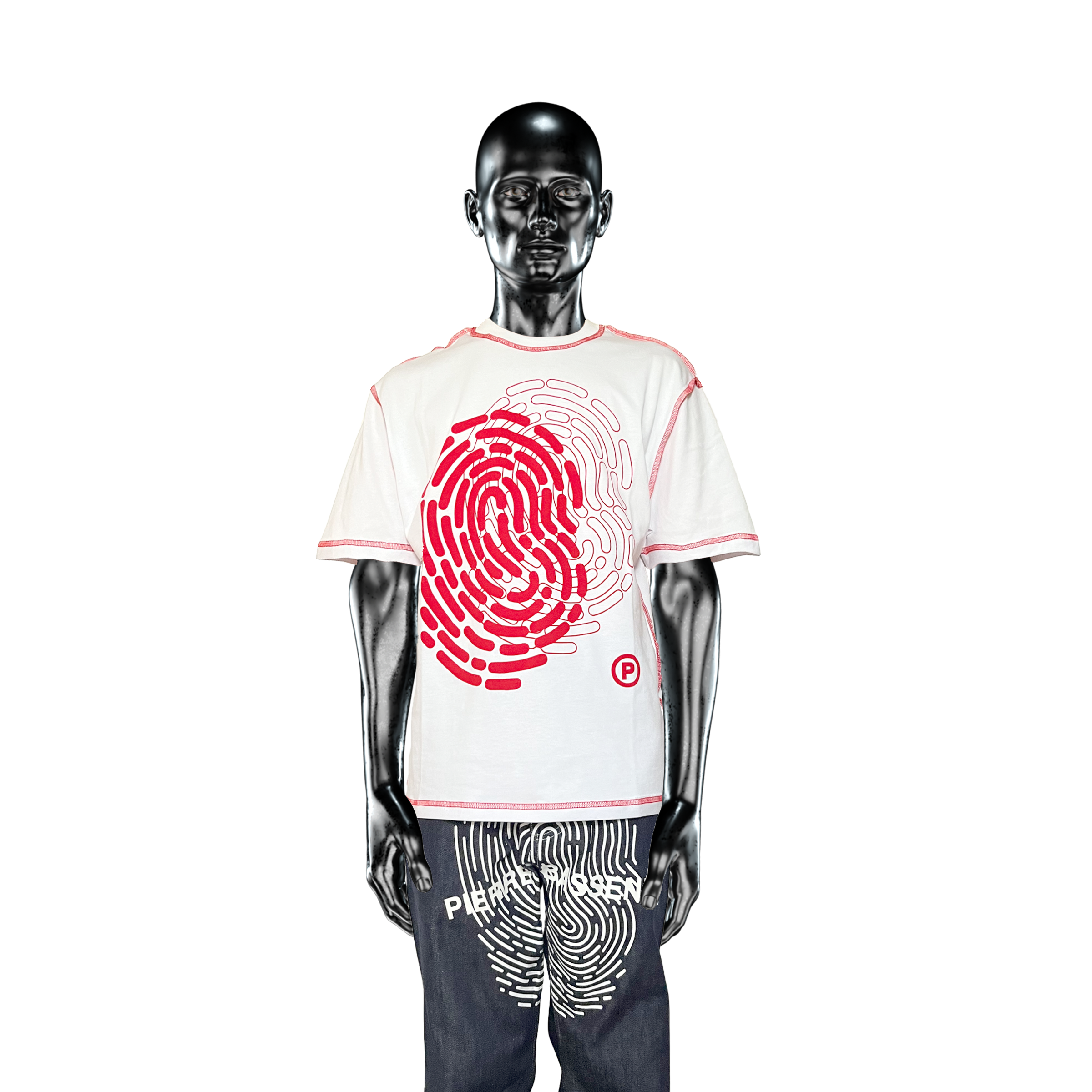 Fingerprint T-shirt 2.0 - Red Print